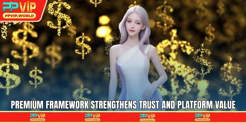 Premium framework strengthens trust and platform value