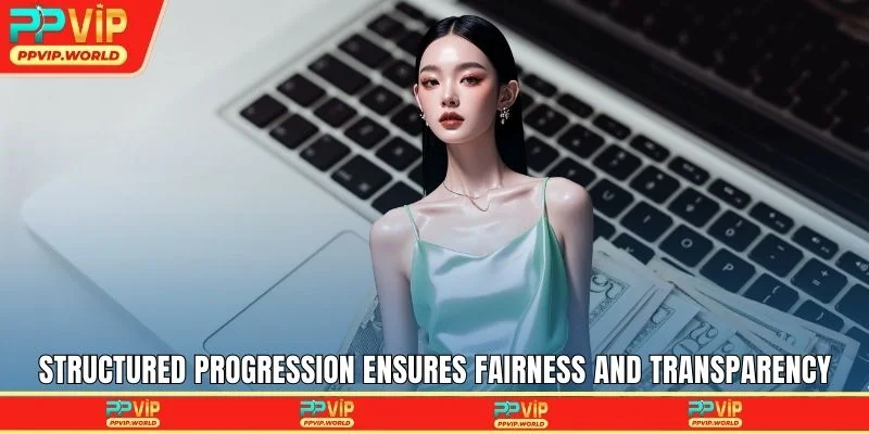 Structured progression ensures fairness and transparency